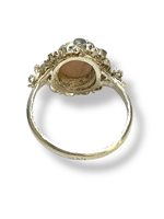 Anello Mandile 1922 Donna Cammei antichi in Argento Conchiglia 2ANCM22 - 2ANCM22